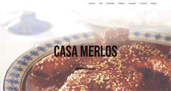 Desktop Screenshot of casamerlos.com